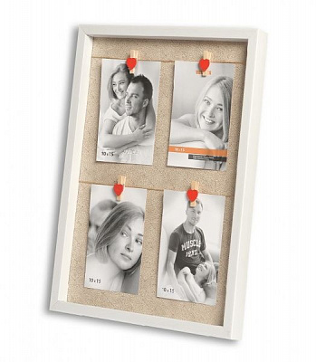 Мультирамка Velista на 4 фото 10x15 см білий