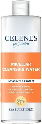 Мицеллярная вода CELENES с облепихой для жирной и комбинированной кожи 250 мл