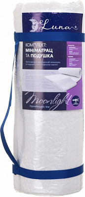 Мини-матрас скрученный с подушкой Luna 160x200 см