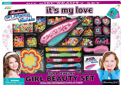 Набір для творчості JL TOYS 3 в 1 зачіски MX0107278