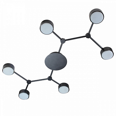 Люстра потолочная LIGHT SET PROLISOK 6xGX53 черный