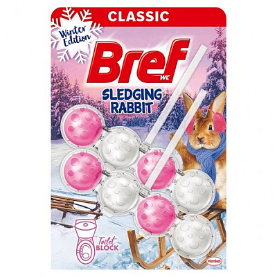 Туалетный блок Bref Сила Актив «Кролик на санях» (зимняя лимитированная серия) 