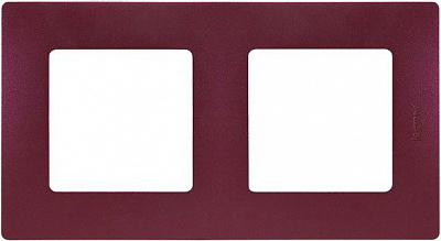 Рамка двомісна Legrand Etika універсальна сливовий 672562