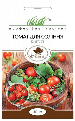 Семена Професійне насіння томат Бінго F1 для соления 10 шт.