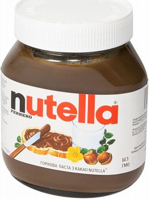 Паста шоколадно-ореховая Ferrero Nutella 630гр 630 г 
