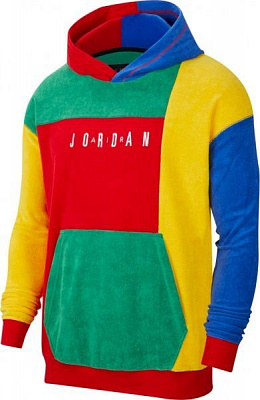 Джемпер Nike M J SPORT DNA FLEECE CREW CJ6083-480 р. XL синій