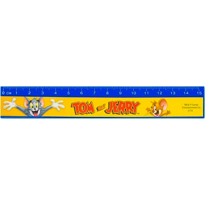 Линейка Tom and Jerry 15 см Cool For School