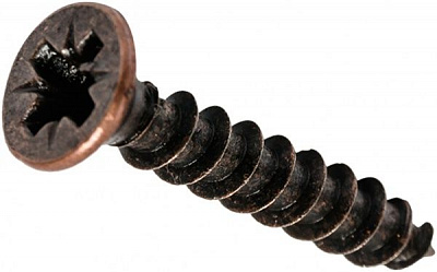 Шуруп универсальный потайная головка 4x16 мм 40 шт старая медь EXPERT FIX