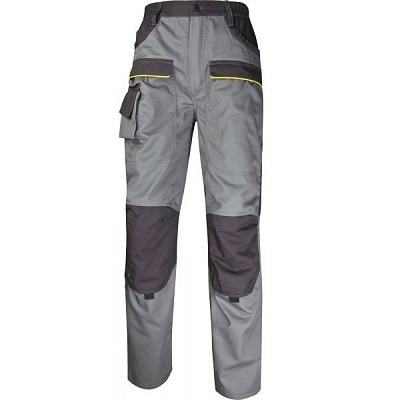Брюки рабочие Delta plus Corporate  Mach2 р. M MCPANGRTM серый с желтым