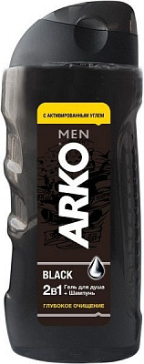 Гель-шампунь Arko MEN Black 260 мл