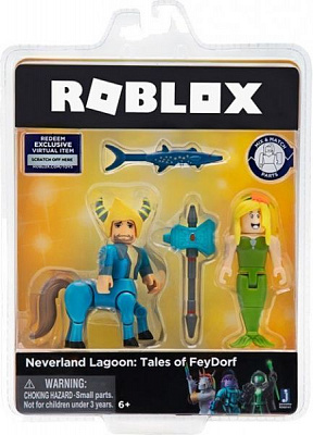 Набор Roblox Jazwares коллекционная Game Packs Neverland Lagoon Tales of FeyDorf W3 8 см 