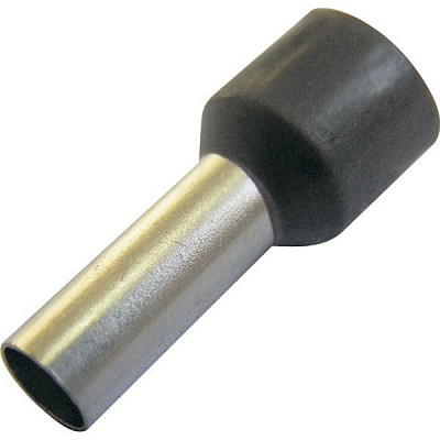 Наконечник втулочный E.NEXT e.terminal.stand.e1008.black изолированный 1,0 кв.мм 100 шт. S3036017 черный 