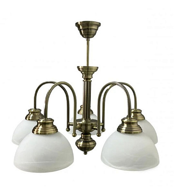 Люстра подвесная Геотон НСБ 01-5х60-680 Киев-135-Е 5xE27 бронзовый 45809 