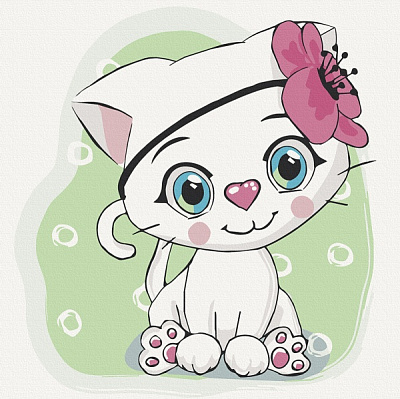 Картина по номерам Киса Белла 15527-АС 30х30 см ArtCraft 