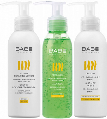 Набір подарунковий BABE Laboratorios Тревелсайзи для догляду за тілом