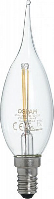 Лампа світлодіодна Osram CW 4 Вт E14 2700 К 220 В прозора 4052899961890