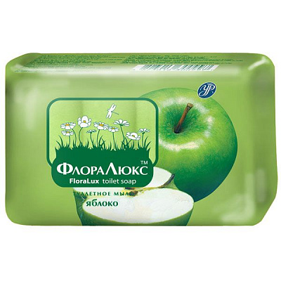 Мыло туалетное Флора Яблоко 4x75 г