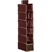 Органайзер текстильный складной Vivendi 51404774 Brown вертикальный 6 уровневый 840x150x300 мм