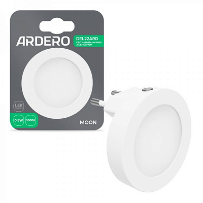 Ночник ARDERO с сенсором 0,5 Вт белый DEL22ARD