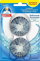 Таблетка для зливного бачка Туалетный утенок Морський 2х50 г 