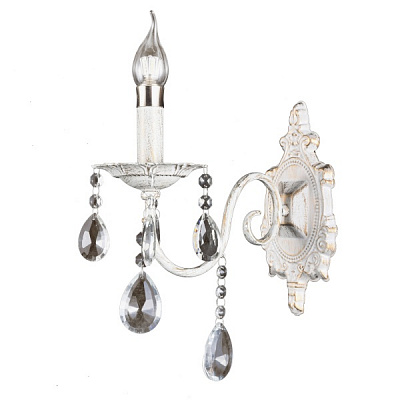 Бра Victoria Lighting 1x40 Вт E14 белый Barbara/AP1 