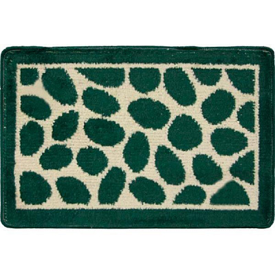 Килимок для ванної кімнати Dariana Каміння 40х60 зелений