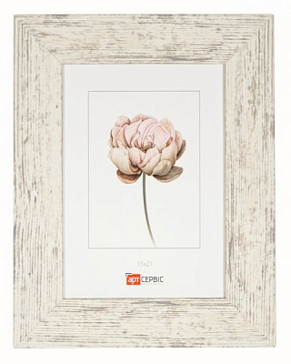 Рамка для фото Арт-Сервіс ЭА-01714 15x21 см белый мрамор 