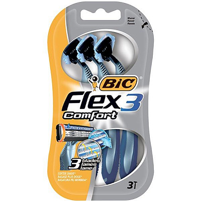 Станки одноразовые BIC Flex 3 Comfort 3 шт.