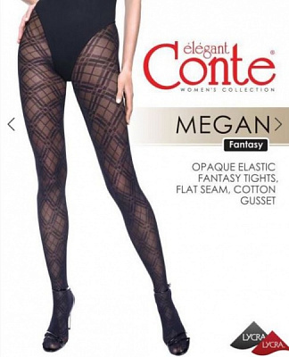 Колготки жіночі Conte Fantasy Megan р. 4 nero