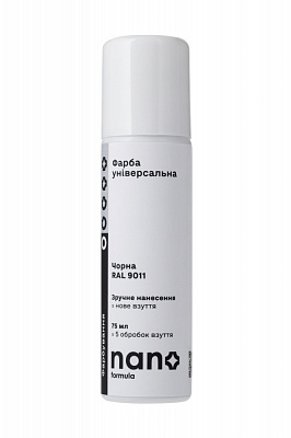 Краска универсальная Nano Formula черный 75 мл