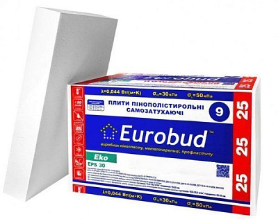 Пенопласт 25 Eurobud EPS-30 Eko 50 мм