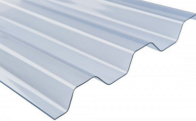 Прозорий лист ПВХ Brett Martin 70/18 2x0,9м x 0,7мм трапеція