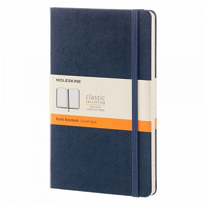 Блокнот для записей Classic 13х21 см линия сапфир QP060B20 Moleskine