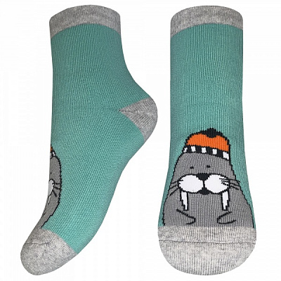 Шкарпетки дитячі унісекс Легка хода 9284 р. 14–16 м’ятна свіжість