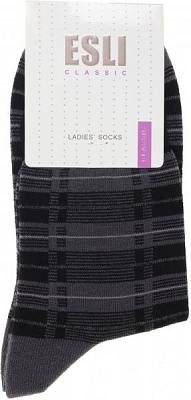 Носки ESLI CLASSIC 070 р. 23 темно-серый 