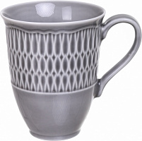 Чашка Sofia 300 мл порцелянова сіра Cmielow