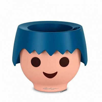 Кашпо пластиковое Lechuza OJO для детей круглый 0,25л синий 
