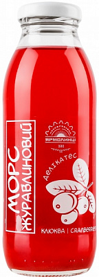 Морс Ярмолинці Клюквенный 0,3 л 