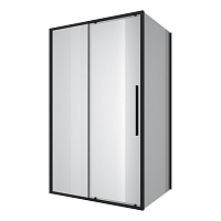 Душова кабіна Koller Pool AQPD12+BLC AQUA PRO прямокутна slim Black matt 1200x900x1950 мм скло 6мм прозоре (д