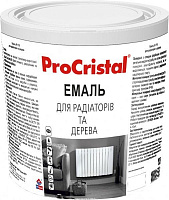 Эмаль ProCristal акриловая для радиаторов и дерева RAL 1015 слоновая кость глянец 0,8л