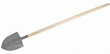 Лопата штыковая Strend Рго серая с держаком
