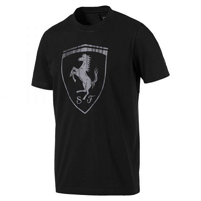 Футболка Puma Ferrari Big Shield Tee 57524101 L чорний