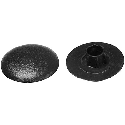 Заглушка на конфірмат чорна 50 шт