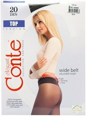 Колготки Conte TOP 20 den shade р. 4 коричневий
