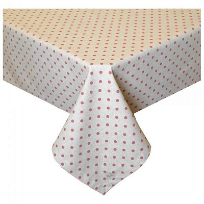 Скатерть Глория Горох 133x110 см Прованс 