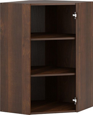 Шкаф верхний Грейд угловой (стандарт) 600x927x600 мм орех темный 