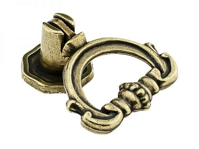 Меблева ручка накладна DC DKT 01 G4 антична бронза