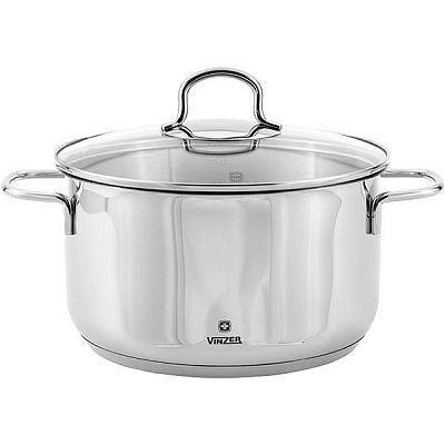 Каструля з кришкою 0.7 л Techno Series 89076 Vinzer