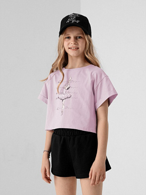 Футболка 4F J4Z21-JTSD202-52S р.122 фіолетовий