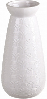 Ваза керамічна Lotus DLP20241A-1 28 см біла